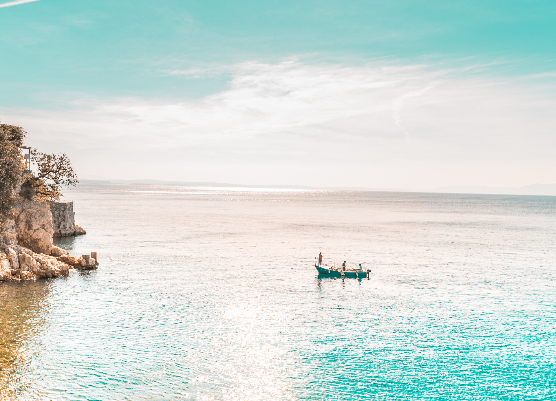 Tourist boat on water